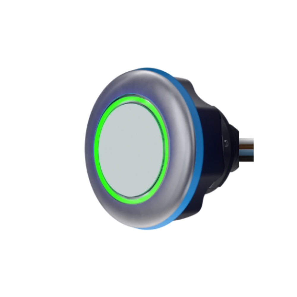 CAPTRON CANEO series10 stranded touch button green LED