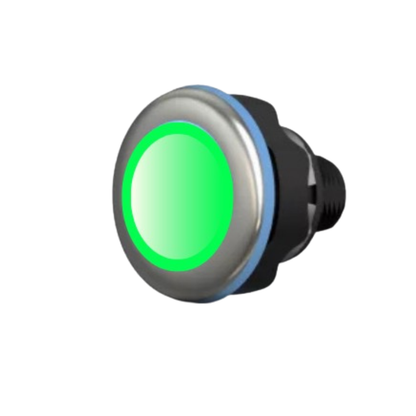 CAPTRON CANEO Hygienic LED Signal illuminated in green